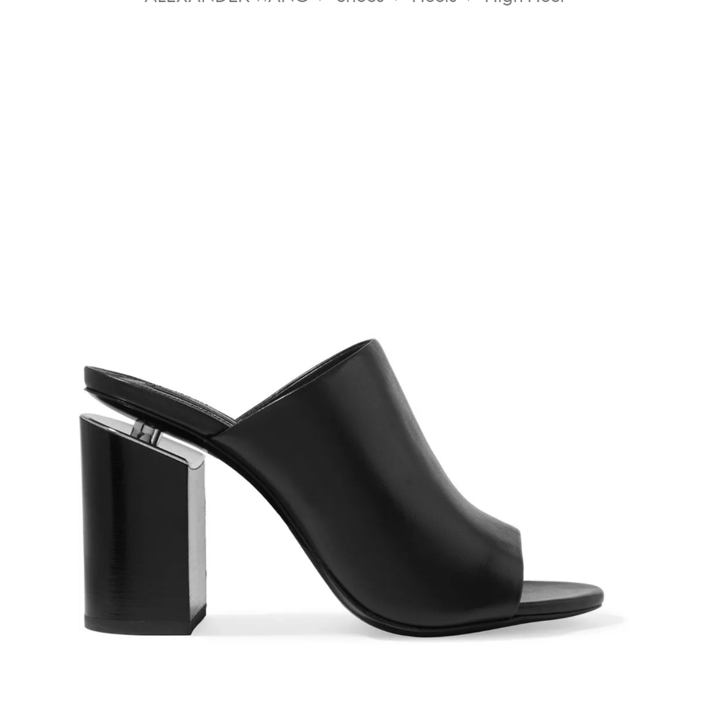 Alexander Wang Avery Leather Mules